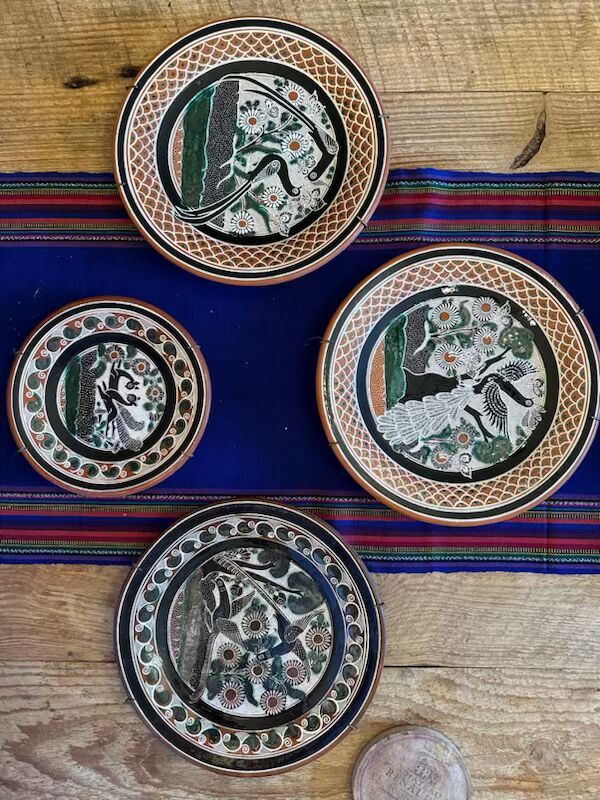 Jesús José Berabe Campechano petatillo plates - lot of 4